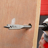 WORKPRO 13-Piece Spade Drill Bit Set in SAE, Paddle Flat Bits for Woodworking, Nylon Storage Pouch Included WORKPRO