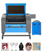 OMTech 80W CO2 Laser Engraver with LightBurn & Water Chiller, 20"x28" Laser Engraving Cutting Machine with Autofocus Autolift 4 Way Pass Air Assist, OMTech