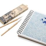 HIMI Gouache/Paint Detail Brushes Set 5 Pcs for Acrylic Oil Watercolor Face & Body Gouache Painting Nice Gift Art hobbyist,Adults (Yellow, Detail HIMI