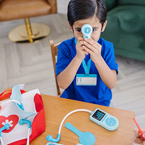 Melissa & Doug Get Well Doctor’s Kit Play Set – 25 Toy Pieces - Doctor Role Play Set, Doctor Kit For Toddlers And Kids Ages 3+ - WoodArtSupply