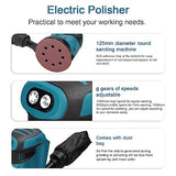 Random Orbit Sander, Weytoll 5'' Brushless Random Orbit Sander, Cordless Orbital Sander, Storage Bag, max. 24000RPM, 6 Speed variable Orbital Sander, Weytoll