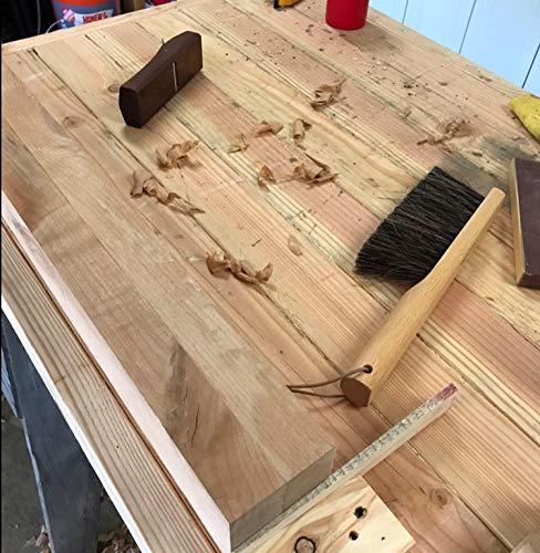 Dustpan Bench Woodworking Brush-USA 13 inch Horsehair Brushes are Used for Counter, Furniture, Drafting, Patio, Fireplace Cleaning, Shop Brush, Old City Unltd.