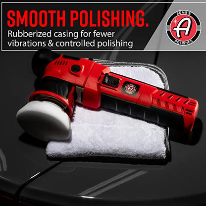 Adam’s SK Pro 12mm Car Polisher - Professional Dual Action Polisher For Car Detailing - Paint Correction, Waxer Buffer DA Polisher - Variable Speed - WoodArtSupply