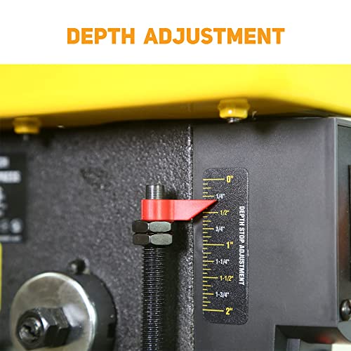 Woodskil 8 Inch Drill Press, 2.3 Amp 5-Speed Bench Drill Press, Bench Top Drilling Machine Woodskil