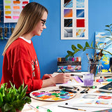 Arteza Acrylic Paper Foldable Canvas Pad, 8x11 Inches, 20 Sheets, DIY Frame, Heavyweight Acrylic Paint Paper, 220 lb, 360 GSM, Acid-Free, Art ARTEZA