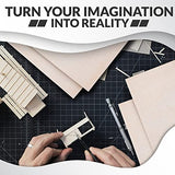 Basswood Sheets 1/16, Craft Wood 10 Pack - 12 x 12 x 1/16 Inch - Cricut Wood Sheets 1.5mm, Plywood Sheets with Smooth Surfaces - Bass Wood for Laser SS Custom Products