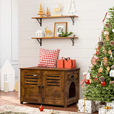 DINZI LVJ Long Wall Shelves, 31.5 Inch Wall Mounted Shelves Set of 2, Easy-to-Install, Wall Storage Ledges with Sturdy Metal Brackets for Living DINZI LVJ