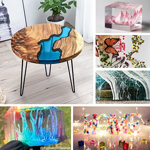 LET'S RESIN Crystal Clear Epoxy Resin, 32oz Bubbles Free Epoxy Resin, Table Top & Bar Top Casting Resin, Clear Epoxy Resin for Art Crafts LET'S RESIN