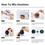 Caydo 54 Pieces Screen Printing Kit with 50W LED UV Exposure Screen Printing Light, 6 Color Screen Printing Ink, Screen Printing Photo Emulsion, Caydo