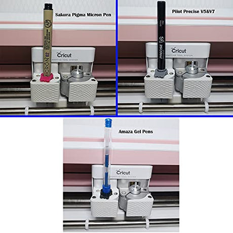 Pen Adapter Set Compatible with Cricut (Explore Air 3,Air 2,Air, and Maker 3,Maker), 14Pcs Pen Adapter Compatible LiangHuLo