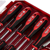 Milwaukee Set of 12 Tri-Lobe Screwdrivers 4932472003,Red Milwaukee