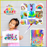 WAU CRAFTS Arts and Crafts Supplies for Kids - 1750 pcs Crafting for School Kindergarten Homeschool - Supplies Set for Kids Craft Art - Supply Kit WAU CRAFTS