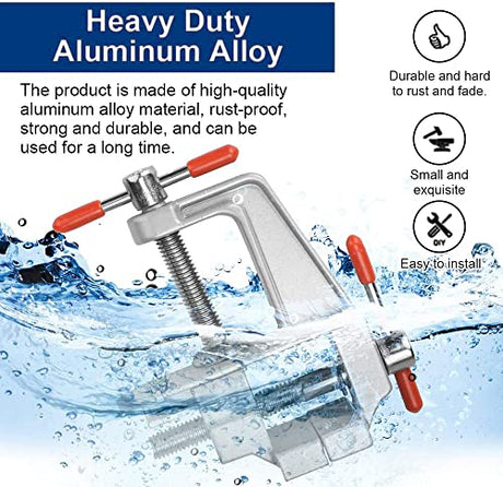 Mini Jeweler Table Clamp Small Hobby Bench Vice Work Bench Vise Bench Clamp Hobby Vise Clamp Small Table Clamp Mini Bench Vice Clamp for Small Work SHANGNIULU