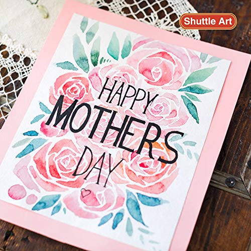 Shuttle Art Watercolor Paint Set, 36 Colors Watercolor Paint in Tubes (12ml Each) with 3 Brushes, Rich Pigment, Easy to Blend, Perfect for Kids, Shuttle Art