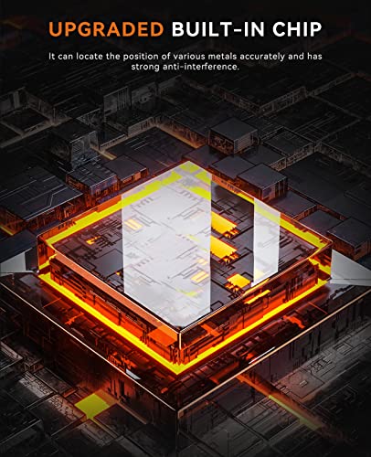 SUNPOW Metal Detector Pinpointer for Adults & Kids, Fully Waterproof, 360°Detection Handheld Pin Pointer Wand with LCD Screen, 3 Modes (Buzzer, SUNPOW