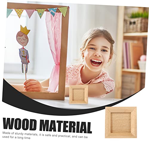 ibasenice 12 Pcs Dollhouse Photo Frame Miniture Decoration Bulk Picture Frames Jewelry Display Stand Decorative Mini Frame Miniature Picture Frame ibasenice