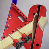 HFM 45 Degree Featherboard Bevel Cut Fence Table Saw Accessories Fits Standard 3/8" x 3/4" Miter Slot For auxiliary woodworking tools Making picture Heavy fog mountain