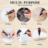 HARDELL Cordless Rotary Tool 4V, Upgrade Mini Rotary Tool Kit 18000 RPM with 74 Accessories, 3-Speed Multi-Purpose Rechargeable Rotary Tool for HARDELL