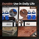 HOMEDANT House Z-Beam 48" Wide Heavy Duty Garage Storage Shelving Adjustable 5-Tier Metal Shelves Laminated Wood Organization Shelf Industrial HOMEDANT