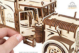 UGEARS Models 3-D Wooden Puzzle - Mechanical Heavy Boy Truck VM-03 Wooden Model Kit for Adults and Teens UGEARS