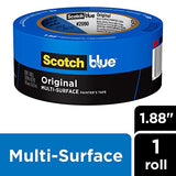 ScotchBlue Painter's Tape Original Multi-Surface Painter's Tape, 1.88 In. x 60 Yds, Blue, Paint Tape Protects Surfaces & Removes Easily, Painting ScotchBlue