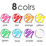 GOTIDEAL Liquid Chalk Markers, Bold Tip 8 Colors Washable Window Chalkboard Glass Pens, Paint and Drawing for Car, Blackboard, & Bistro,Kids and GOTIDEAL