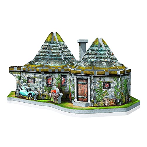 Wrebbit3D Harry Potter Hagrid’s Hut 3D Puzzle for Teens and Adults | 270 Real Jigsaw Puzzle Pieces | Not Just an Ordinary Model Kit for Adults for - WoodArtSupply