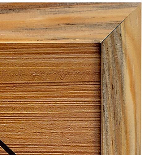 Rustic Wooden Picture Frame 8x10 - Unfinished Natural Barnwood Set of 2-100% Eco Solid Wood for Wall Mounting and Tabletop Photo Frames
