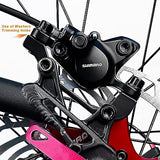 Kigauru Bike Disc Brake Mounting Bracket Aluminum Alloy CNC Machined Standard Caliper Post Mount Front 203mm Rear 180mm Rotor Adapter with Bolts Kigauru
