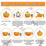 Shuttle Art 35 PCS Halloween Pumpkin Carving Kit, 11 PCS Professional Stainless Steel Pumpkin Carving Tools with 10 Stencils and 12 Electronic Shuttle Art