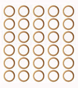 Penta Angel Wooden Rings 30Pcs 35mm Natural Unfinished Solid Wood Rings Smooth Wood Circles for DIY Craft Pendant Connectors Jewelry Making (35mm) PENTA ANGEL