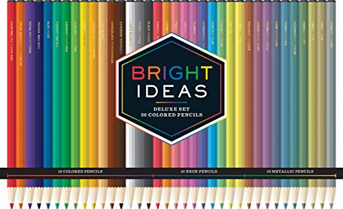 Bright Ideas Deluxe Set: 36 Colored Pencils Chronicle Books