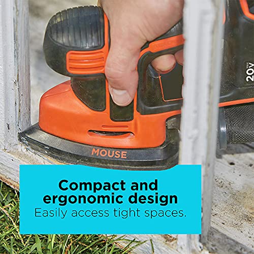 BLACK+DECKER 20V MAX* Sheet Sander (BDCMS20C) (Pack of 1) BLACK+DECKER