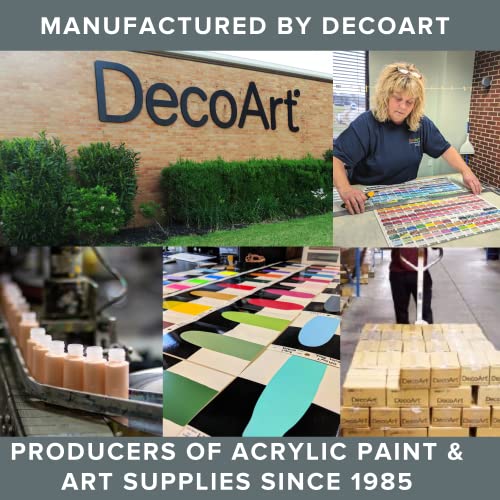 DecoArt Acrylic 2 oz 12 Count Brights Craft Paint Value Pack, 2 Fl Oz (Pack of 12), 24 Oz DecoArt