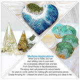 Epoxy Resin 32oz, 4 Hours Demold, 8-10 Hours Fast Curing Epoxy Resin Kit, Food Safe & Low Odor, Bubble Free, High Hardness for Casting, Coating, Art, ButiResin