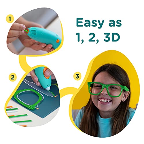 3Doodler Start+ Essentials (2023) 3D Pen Set for Kids, Easy to Use, Learn from Home Art Activity Set, Educational STEM Toy for Boys & Girls Ages 6+, 3Doodler