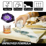 Epoxy Resin - 105oz Crystal Clear Epoxy Resin Kit for Casting and Coating, Table Tops - Bubble Free Fast Curing 2 Part Art Resin for Jewelry Making, Vividye