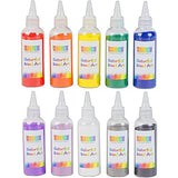 Bright Creations Colored Sand Bottles, Rainbow Colors (0.33 lb, 10 Pack) Bright Creations