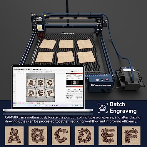 SCULPFUN CAM500 Lightburn Camera,Precise Positioning Lightburn Camera for Laser Engraver,HD Rrecording,Batch Engraving,Image Ttracing,Working Range - WoodArtSupply