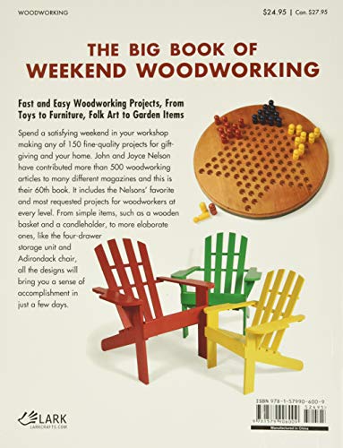 The Big Book of Weekend Woodworking: 150 Easy Projects (Big Book of ... Series) - WoodArtSupply