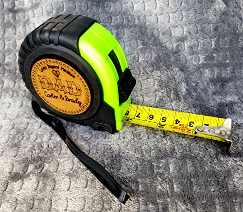 Christmas Gift for Dad | Custom Tape Measure | REAL Wood | Personalized Tape Measure with Custom Kids Names | Loved Beyond Measure | 1-6 Names | Gift D3 Maker Custom Creations