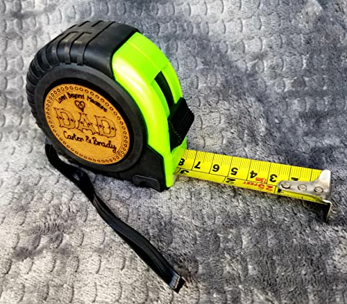 Christmas Gift for Dad | Custom Tape Measure | REAL Wood | Personalized Tape Measure with Custom Kids Names | Loved Beyond Measure | 1-6 Names | Gift - WoodArtSupply