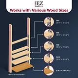 Made in USA | EZStudRack Adjustable Between Stud Shelf Bracket | Shelf Brackets for Wall Mounted Shelf | Shelving Brackets for Home | Garage Shelf EZStudRack