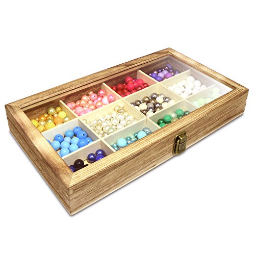 Bead Organizers with Wood Lid