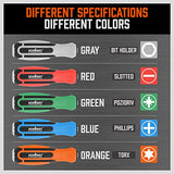 HORUSDY 44-Piece Magnetic Screwdriver Set with Go-Thru Steel Blades | High Torque, Plastic Racking HORUSDY