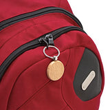 Wood Custom Engraved Circle Keychain With FREE engraving Make a Customizable, Engravable, Brown Wood Personal Key Chain Ring. Gift for Women, Men, Make It Personal Jewelry