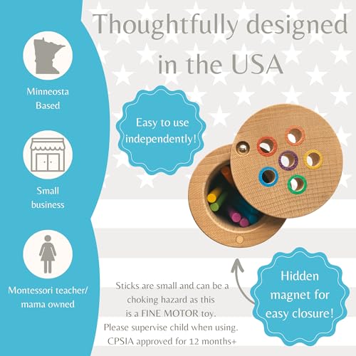 Sticks for Kids Plus, Montessori Toddler Toys, Toys for 1-3 Year Old, 1 Year Old Gift, Wooden Toddler Toys, Toddlers Stay Busy, Sensory Toys,