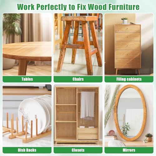 50g Wood Glue Clear- Heavy Duty Wood Glue for Furniture Woodworking, Strong Adhesive Waterproof Super Glue Gel for Wood Crafts LifeisLuck