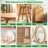 50g Wood Glue Clear- Heavy Duty Wood Glue for Furniture Woodworking, Strong Adhesive Waterproof Super Glue Gel for Wood Crafts LifeisLuck