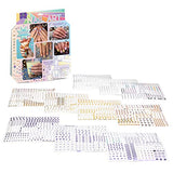 Craft-tastic — Nail Art — Over 3,000 Nail Stickers — Dinosaurs, Flowers, Butterflies, Geometric, Moon, Stars — for Ages 8+ Craft-tastic